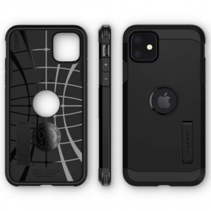 Spigen Tough Armor Apple iPhone 11 hátlaptok fekete (076CS27190)