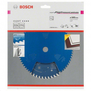Bosch 2608644133 Körfűrészlap, Expert for High Pressure Laminate 165 x 20 x 2,6 mm, 48