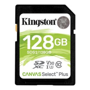 128GB SDXC Kingston Canvas Select Plus CL10 memóriakártya (SDS2/128GB)