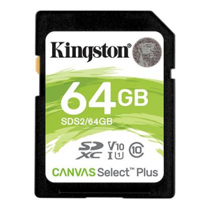 64GB SDXC Kingston Canvas Select Plus CL10 memóriakártya (SDS2/64GB)