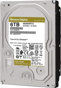 6TB WD 3.5" Gold SATAIII winchester (WD6003FRYZ)