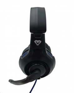 Media-Tech COBRA PRO THRILL mikrofonos fülhallgató fekete-kék (MT3594)