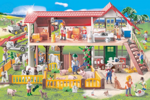 Schmidt Playmobil Farmház 100db-os puzzle (56163) (17044-182)