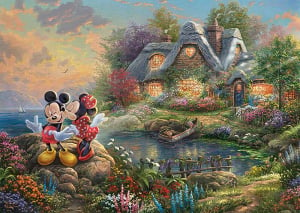 Schmidt Disney Sweethearts Mickey & Minnie 1000db-os puzzle (59639) (18896-184)