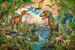 Schmidt Wild dinosaurs (tattoo) 150db-os puzzle (56332) (18902-184)