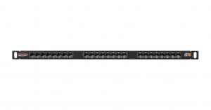 Nikomax UTP patch panel cat.6 24 port 19" 0.5U (NMC-RP24UE2-HU-BK)