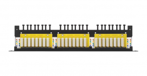 Nikomax UTP patch panel cat.6 24 port 19" 0.5U (NMC-RP24UE2-HU-BK)