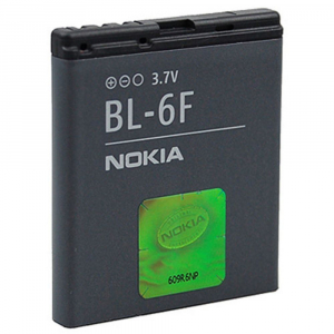 Nokia BL-6F 1200mAh Li-ion akkumulátor (gyári,csomagolás nélkül)