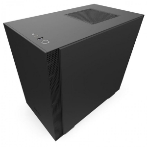 NZXT H210 táp nélküli ablakos Mini-ITX ház matt fekete (CA-H210B-B1)
