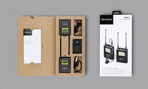Saramonic UwMic9 Kit1 UHF Wireless mikrofon rendszer  - TX9 adó csíptetős mikrofonnal - RX9 vevő