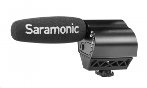 Saramonic Vmic Recorder Shotgun kondenzátor videó mikrofon integrált Flash felvevővel