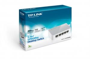 TP-Link TL-SF1005D 10/100Mbps 5 portos mini switch