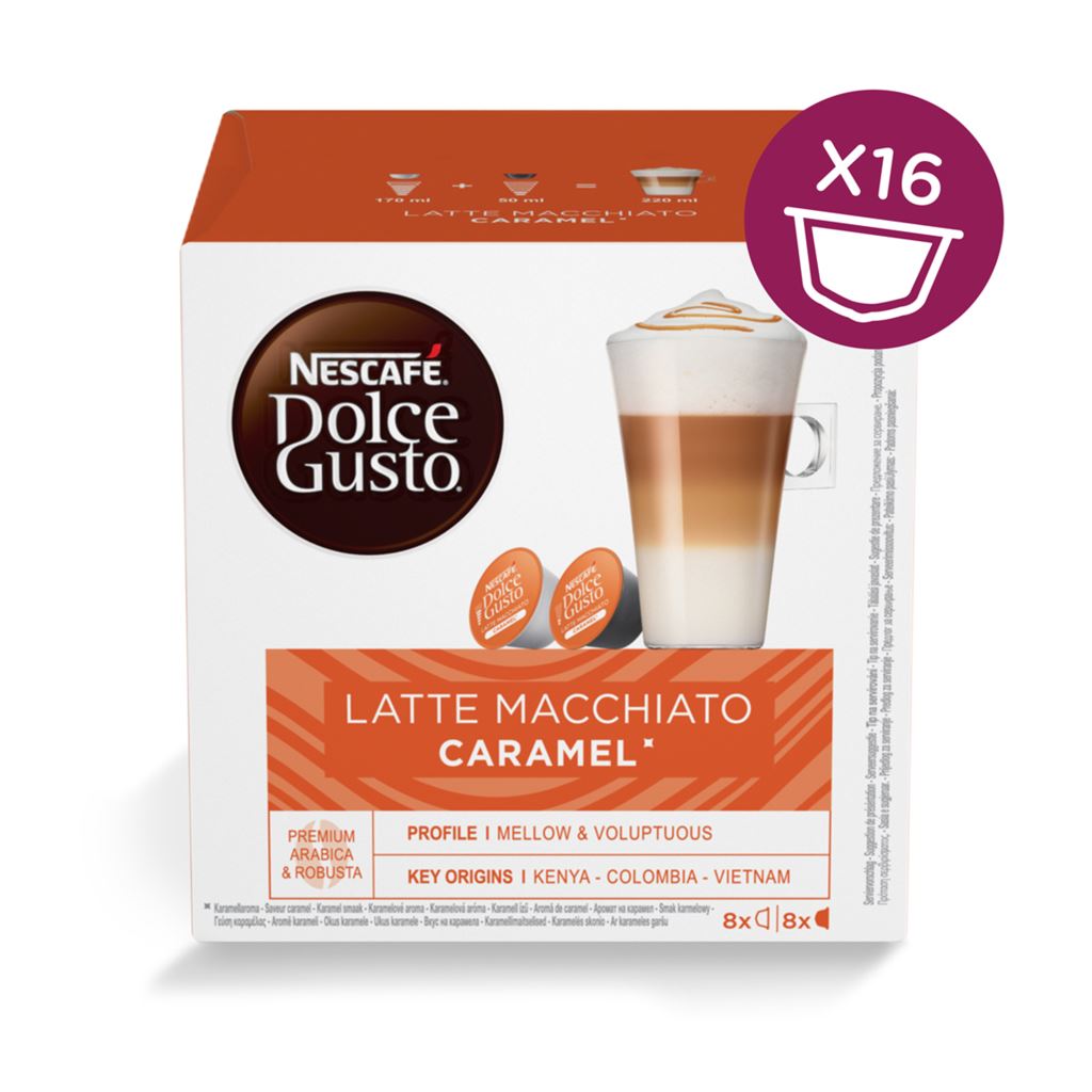 Nescafé Dolce Gusto Latte Macchiato Caramel kapszula 16db (12136917)
