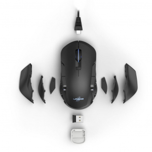Hama uRage 1000 Morph Gaming vezeték nélküli egér fekete (186016)