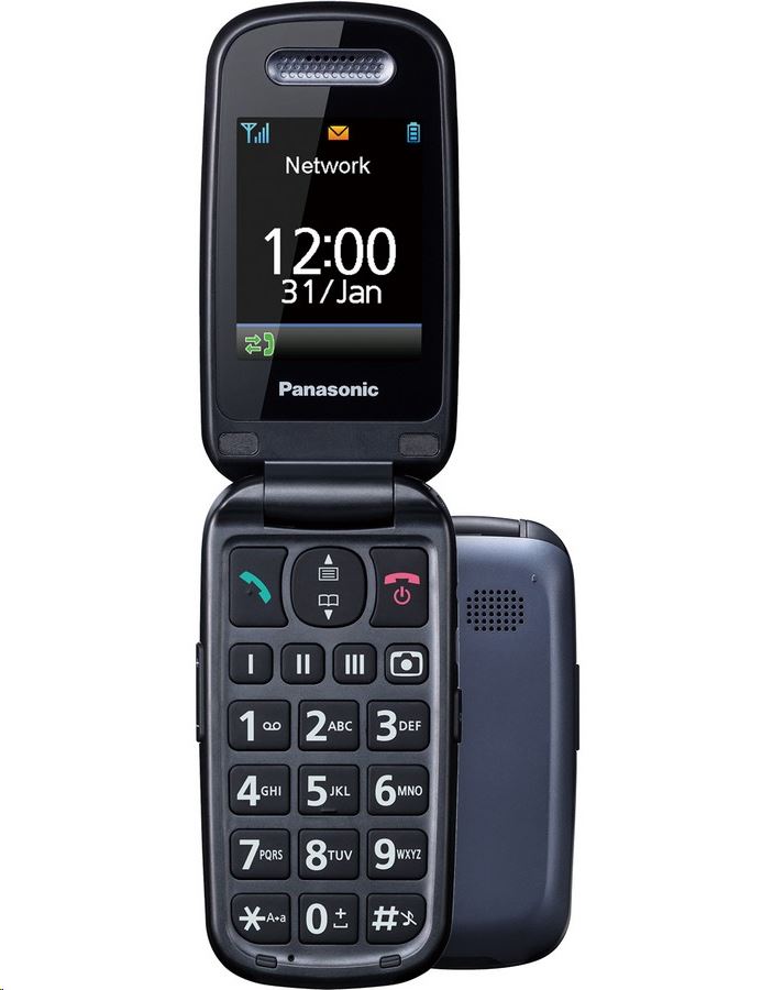 Panasonic KX-TU456EXCE mobiltelefon kék
