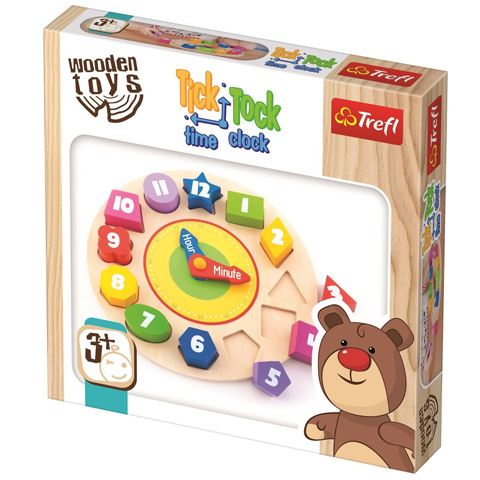 Trefl Tik-Tak fejlesztő fa játékóra (60933)