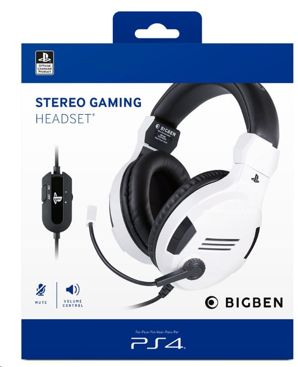 BigBen Stereo Gaming Headset V3 fehér (2806207) 
