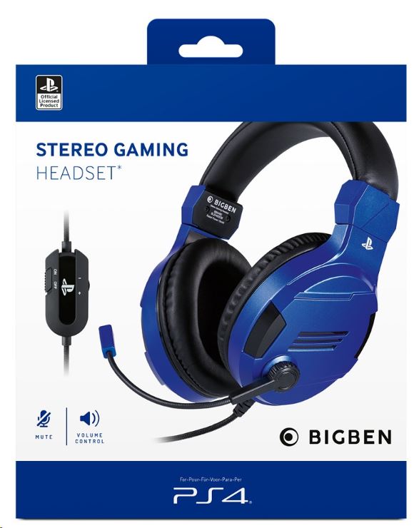 BigBen Stereo Gaming Headset V3 kék (2806203) 