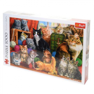 Trefl Macska találkozó 1000db-os puzzle (10555T)