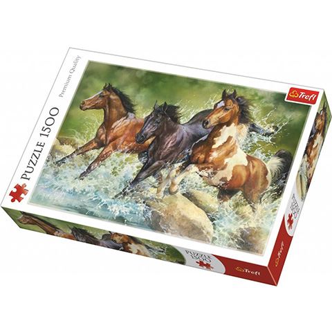 Trefl Három vad ló 1500db-os puzzle (26148)