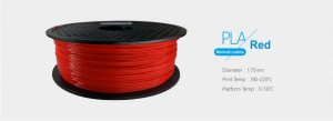 3D nyomtató filament 1,75 mm PLA piros (3DFILAMENT175R)