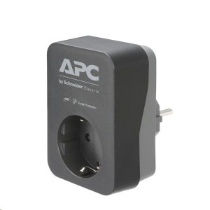 APC Essential SurgeArrest 1 túlfeszültségvédő aljzat fekete (PME1WB-GR)