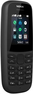 Nokia 105 (2019) mobiltelefon fekete (16KIGB01A18)