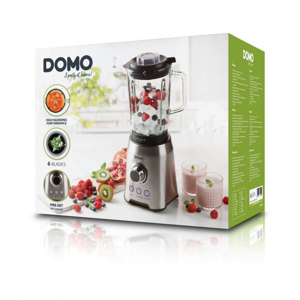 Domo DO710BL turmixgép üvegkancsóval