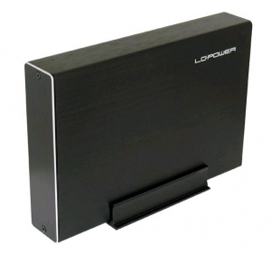 LC Power LC-35U3-Becrux 3.5" SATA merevlemez ház fekete USB3.0