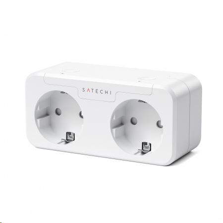 Satechi Apple Homekit Dual Smart Outlet (EU) okos konnektor fehér (ST-HK20AW-EU)