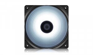 Deepcool RF 120 W ház hűtő ventilátor fehér LED 12cm (DP-FLED-RF120-WH)