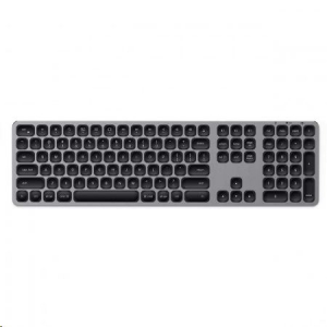 Satechi Aluminum Bluetooth vezeték nélküli billentyűzet Mac-hez (USA lokalizáció) asztroszürke (ST-AMBKM)