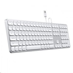 Satechi Aluminum USB-A billentyűzet Mac-hez (USA lokalizáció) ezüst (ST-AMWKS)