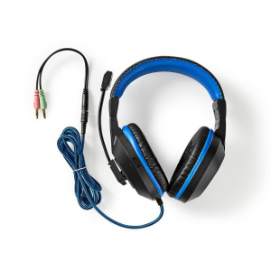 Nedis GCK41100BKUS 4az1-ben billentyűzet (US), headset, egér és egérpad készlet