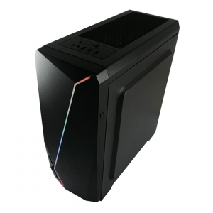 LC Power 700B Hexagon táp nélküli ablakos ház fekete (LC-700B-ON)