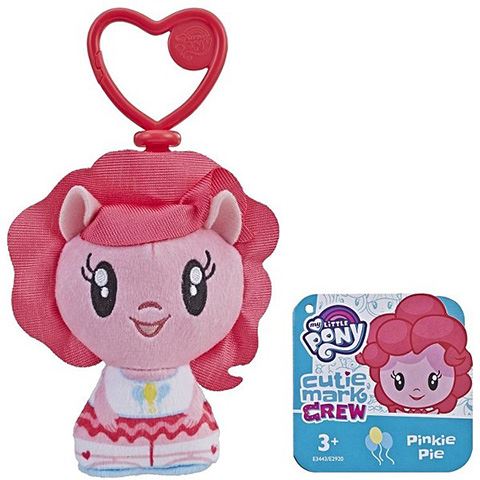 Hasbro Én kicsi pónim: Pinkie Pie Equestria plüss kulcstartó  (E2920/E3443)