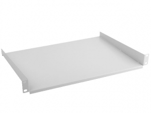 Lanberg 19" 1U 450/600/800mm rack polc szürke  (AK-1008-S)