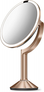 SimpleHuman ST3034 Sensor Mirror Trio szenzoros sminktükör 3 féle nagyítással