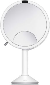 SimpleHuman ST3038 Sensor Mirror Trio szenzoros sminktükör 1-5-10x nagyítással