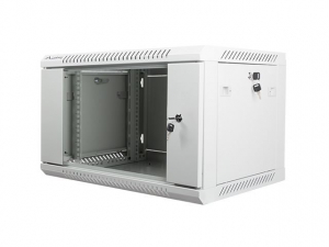 Lanberg 6U 19" fali rack szekrény 600x450mm szürke (WF01-6406-10S)