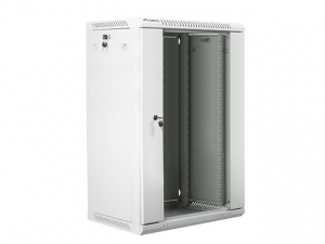 Lanberg 18U 19" fali rack szekr&eacute;ny 600x450mm sz&uuml;rke (WF01-6418-10S)