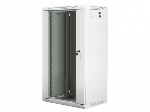Lanberg 22U 19" fali rack szekr&eacute;ny 600x450mm sz&uuml;rke (WF01-6422-10S)