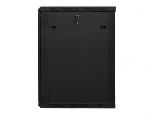 Lanberg 18U 19" fali rack szekr&eacute;ny 600x600mm fekete (WF01-6618-10B)