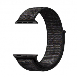 Xpro Apple Watch 42/44mm tépőzáras szíj fekete  (118659)