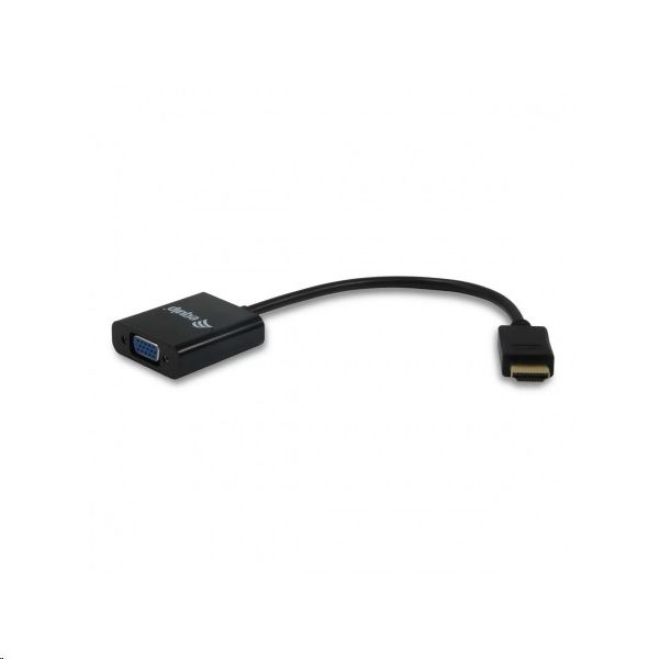 Equip 11903607 HDMI-VGA átalakító, audio, fekete