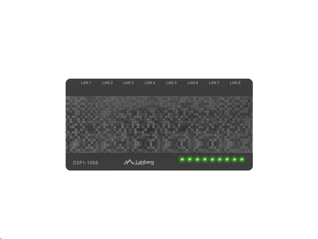 Lanberg DSP1-1008 8 portos Gigabit Switch