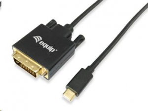 Equip 133468 USB Type-C -> DVI-D Dual-Link kábel 1,8m