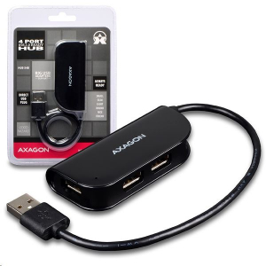 Axagon HUE-X4B négyportos USB 2.0 hub fekete