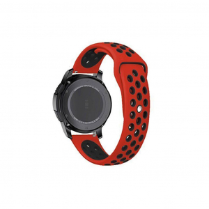 Xpro Samsung Gear S3 / Watch lélegző szíj S piros/fekete  (116985)