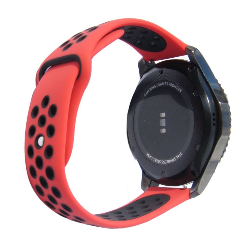 Xpro Samsung Gear S3 / Watch lélegző szíj L narancs/szürke  (116990)